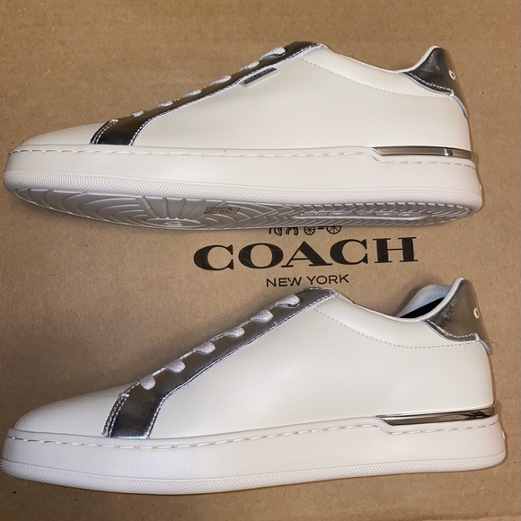 Coach leather 🤍 Lowline Low Top Sneaker size 10 New in box - Picture 3 of 8